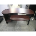 Dark Cherry Peanut Shaped Desk Keyboard Tray 58 x 22.5 x 29