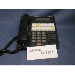 Panasonic KX-T7431 Black Digital Super Hybrid System Telephone