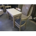 Blonde Maple Wood Blue Cloth Guest Chair, Ikea Style