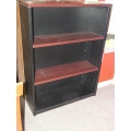 Black and Cherry  Shelf Bookcase Storage Shelf 48 x 36