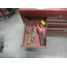 Red 9 Drawer Waterloo Toolbox With Assorted Tools - Files Wrench