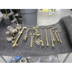 Lot of Torches Gauges and Fittings