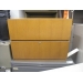 2 Drawer Red Oak Lateral File Cabinet 36x18x28