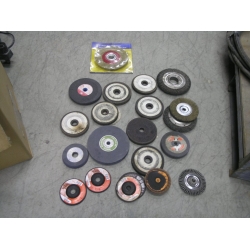 Lot of Assorted Grinding Disc Bench Grinder