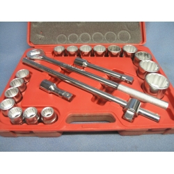 ITC Chrome Vanadium 20 Piece Socket Set Imperial 3/4"- 2'