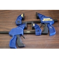 2 Irwin Quick-Grip  One Handed Bar Clamp / Spreader
