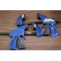 2 Irwin Quick-Grip  One Handed Bar Clamp / Spreader