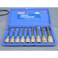 Westward Drive Extra Long Hex Bit 10 Piece Socket Set