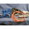 Lot of Assorted Extension Cords
