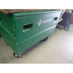 Greenlee 2448 Mobile Storage Chest Job Box on wheels