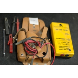 Greenlee 5715 Gas Lamp Tester w Leather Pouch