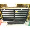 Black Heavy Duty Tool Box On Wheels 54 x 18.5 x 42.5