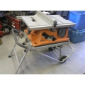 Ridged Heavy Duty 10" Portable Table Saw with Stand