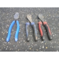 Lot of 3 Klein Electrical snips
