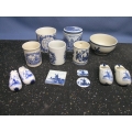 Lot of Del Ft Hand Painted Wares Holland
