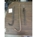 Lot of 3 Pry Bars Crowbar