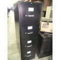 Hon Black VerticleFiling Cabinet 15 x 26.5 x 52