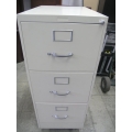 3 Drawer Vertical Filing File Cabinet 18" x 28" x 42"