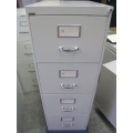 Storwor Off white 4 Drawer Vertical Filing File Cabinet 18x28x51
