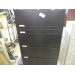 Boulevard 4 Dra Flip Front  Black Lateral  File Cabinet 36x18x55