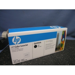 HP Color LaserJet Print Toner Cartridge Q6000A Black