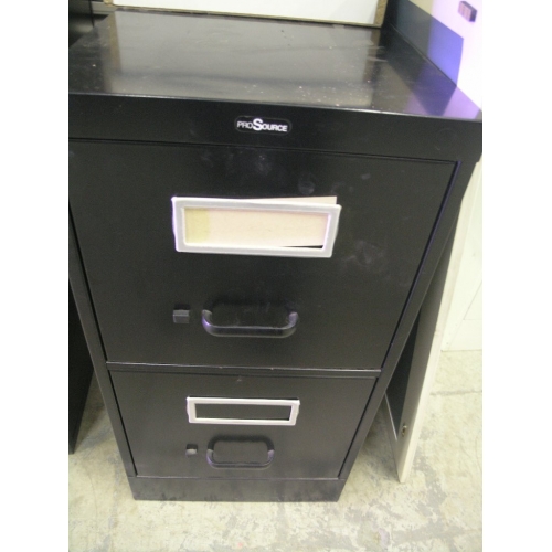 Black 2 Drawer Prosource Filing Cabinet 15x27x29 Allsold Ca