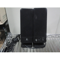 Pair of Black Logitech Computer PC Speakers S-0153A1