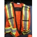 Lot of 4 Mesh Reflective Safety Traffic Vests