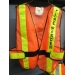 Lot of 4 Mesh Reflective Safety Traffic Vests