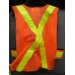 Lot of 4 Mesh Reflective Safety Traffic Vests