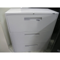 Global 3-Drawer Grey Lateral Filing Cabinet Locking 36x18x41 key