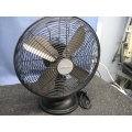 Black Air Works 12DAZB/FT30A-U2 Desk Fan w Chain Start / Stop