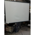 Da-Lite Versatol Projector Screen w Tripod Stand 67x51