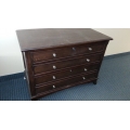 Wood Locking Storage  Dresser 4-Drawers