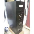 ProSource Black Vertical letter 4-Drawer Filing Cabinet 15x26x52