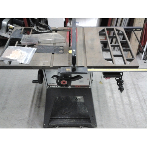 Craftsman 10 inch store motorized table saw