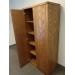 Wood 2-Door Enclosed Storage Cabinet 5-Shelves Bull
