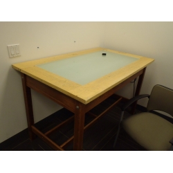 Wooden Drafting light tracing Table 60 x 36 x 37