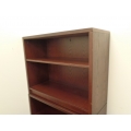 Cherry Short 2-Shelves Bookcase Bookshelf