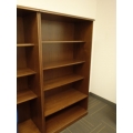 Dark Maple Bookcase Bookshelf 5-Shelves