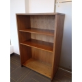 Maple Short Bookcase Bookshelf 3-Shelves 36x13x44