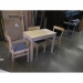 Blonde Maple Wood Blue Cloth Guest Chair, Ikea Style