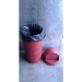 Red Rubbermaid Garbage Bin Single-Door Domed Receptacles