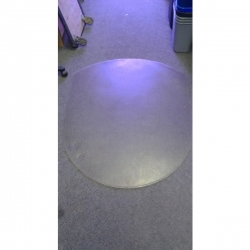 Anti Static Mat Under Chair Floor Protector 47" x 56.5" Oval