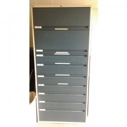 Data Tape File Cabinet / Microfiche Storage Shelves 78 x 36 x 15