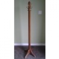 4-Hook Maple Coat Rack Tree