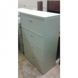 4 Drawer Lateral Lockable File Cabinet