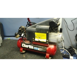 Clarke Air 1 1/2 1.5 Gallon Air Compressor Model AC 2003 w/ hose