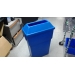 Tall Blue Paper Recycle Bin