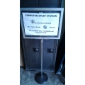 Stanchion Placard Poster Board Sign Horizontal